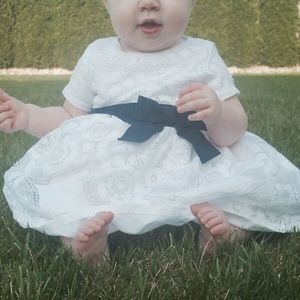 White baby dress